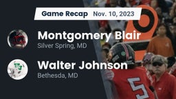 Recap: Montgomery Blair  vs. Walter Johnson  2023