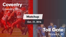 Matchup: Coventry vs. Toll Gate  2016