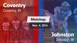 Matchup: Coventry vs. Johnston  2016