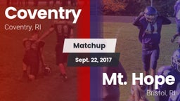 Matchup: Coventry vs. Mt. Hope  2017