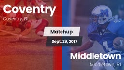 Matchup: Coventry vs. Middletown  2017
