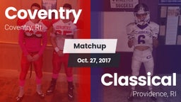 Matchup: Coventry vs. Classical  2017