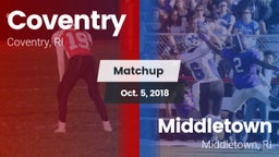 Matchup: Coventry vs. Middletown  2018