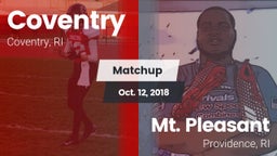 Matchup: Coventry vs. Mt. Pleasant  2018