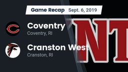 Recap: Coventry  vs. Cranston West  2019