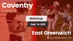 Matchup: Coventry vs. East Greenwich  2019