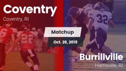 Matchup: Coventry vs. Burrillville  2019