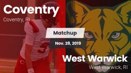 Matchup: Coventry vs. West Warwick  2019