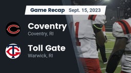 Recap: Coventry  vs. Toll Gate  2023