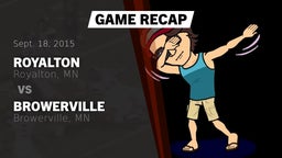 Recap: Royalton  vs. Browerville  2015