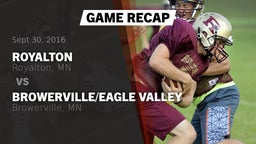 Recap: Royalton  vs. Browerville/Eagle Valley  2016
