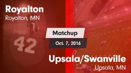 Matchup: Royalton vs. Upsala/Swanville  2016