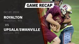 Recap: Royalton  vs. Upsala/Swanville  2016