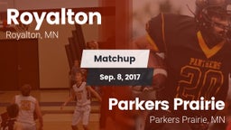 Matchup: Royalton vs. Parkers Prairie  2017