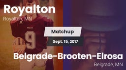 Matchup: Royalton vs. Belgrade-Brooten-Elrosa  2017