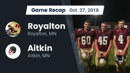 Recap: Royalton  vs. Aitkin  2018