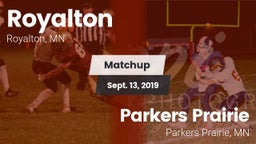 Matchup: Royalton vs. Parkers Prairie  2019