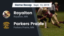 Recap: Royalton  vs. Parkers Prairie  2019