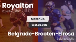 Matchup: Royalton vs. Belgrade-Brooten-Elrosa  2019
