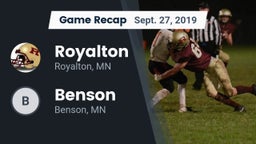 Recap: Royalton  vs. Benson  2019
