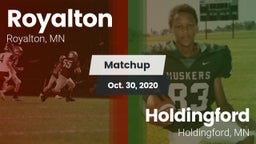 Matchup: Royalton vs. Holdingford  2020