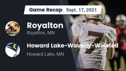 Recap: Royalton  vs. Howard Lake-Waverly-Winsted  2021
