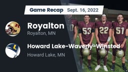 Recap: Royalton  vs. Howard Lake-Waverly-Winsted  2022