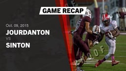 Recap: Jourdanton  vs. Sinton  2015