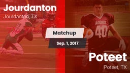 Matchup: Jourdanton vs. Poteet  2017