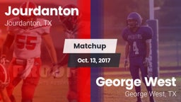 Matchup: Jourdanton vs. George West  2017