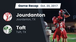 Recap: Jourdanton  vs. Taft  2017