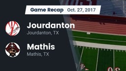 Recap: Jourdanton  vs. Mathis  2017