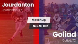Matchup: Jourdanton vs. Goliad  2017
