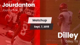 Matchup: Jourdanton vs. Dilley  2018