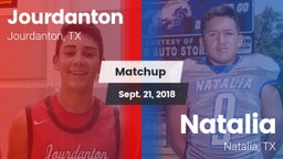 Matchup: Jourdanton vs. Natalia  2018