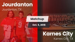 Matchup: Jourdanton vs. Karnes City  2018