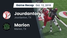 Recap: Jourdanton  vs. Marion  2018