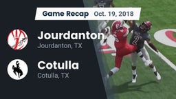 Recap: Jourdanton  vs. Cotulla  2018