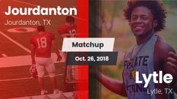 Matchup: Jourdanton vs. Lytle  2018