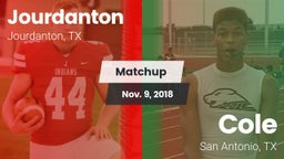 Matchup: Jourdanton vs. Cole  2018