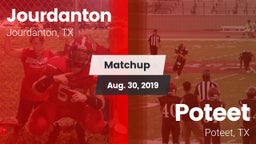 Matchup: Jourdanton vs. Poteet  2019