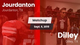 Matchup: Jourdanton vs. Dilley  2019