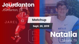 Matchup: Jourdanton vs. Natalia  2019