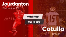 Matchup: Jourdanton vs. Cotulla  2019