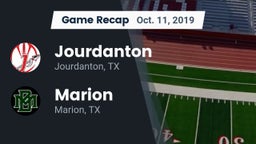 Recap: Jourdanton  vs. Marion  2019