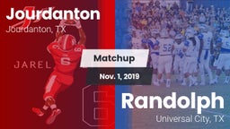 Matchup: Jourdanton vs. Randolph  2019