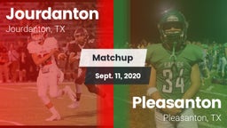 Matchup: Jourdanton vs. Pleasanton  2020