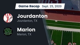 Recap: Jourdanton  vs. Marion  2020
