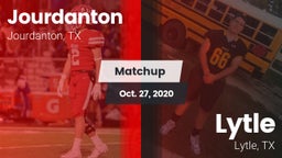 Matchup: Jourdanton vs. Lytle  2020