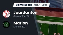 Recap: Jourdanton  vs. Marion  2021